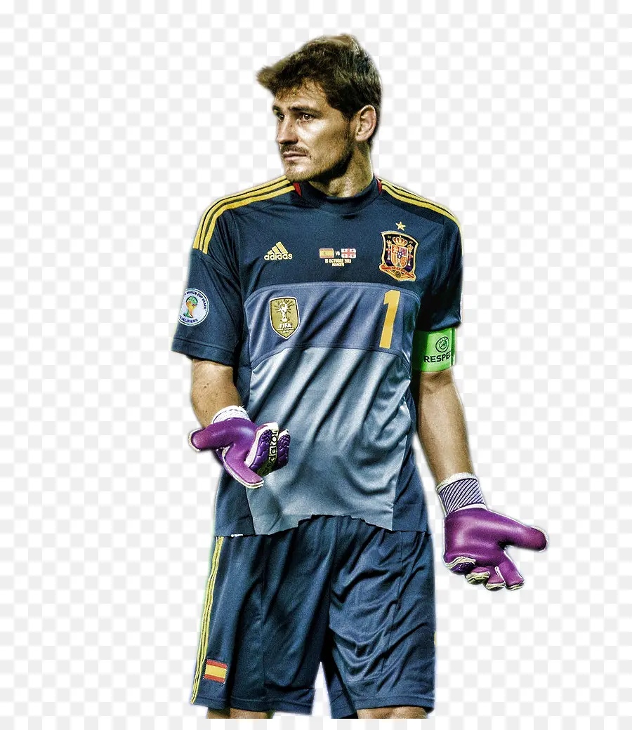 Iker Casillas，فريق كرة القدم الوطني لأسبانيا PNG