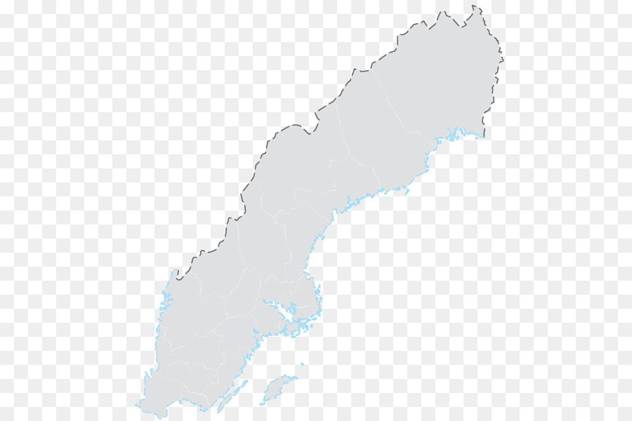 السويد，خريطة PNG