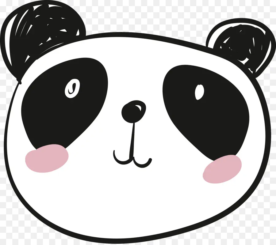 الباندا العملاقة，الوجه PNG