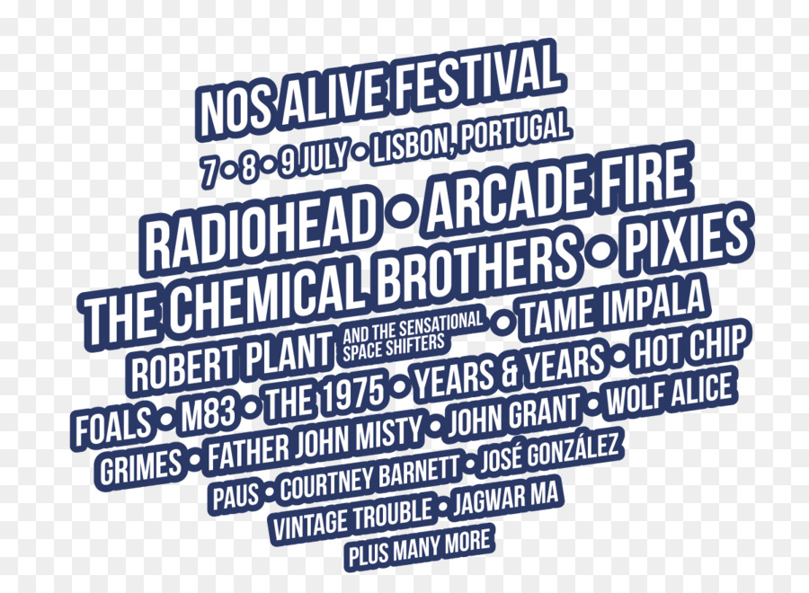 ملصق مهرجان Nos Alive，موسيقى PNG