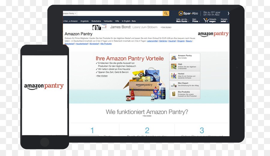 Amazon Prime Pantry，رئيس الامازون PNG