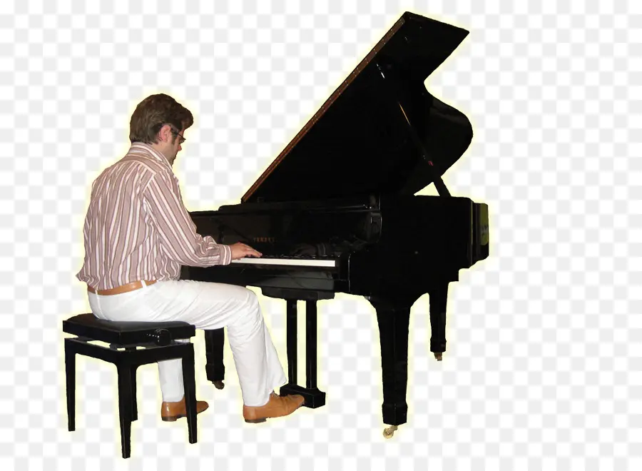 لاعب البيانو，البيانو PNG