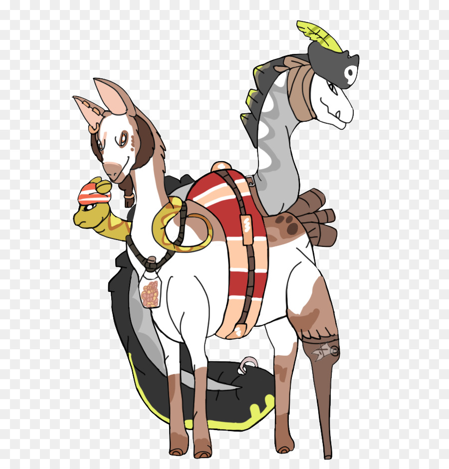 الحصان，حمار PNG