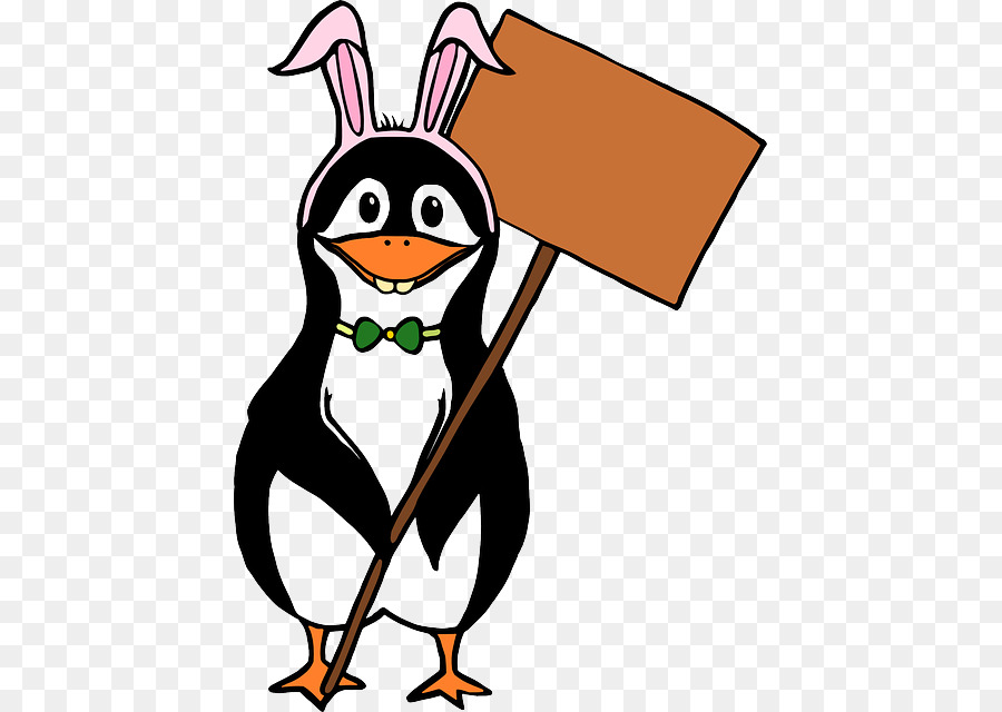 البطريق，عيد الفصح الأرنب PNG