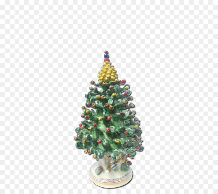 شجرة عيد الميلاد，Ceramica Di كالتاجيروني PNG