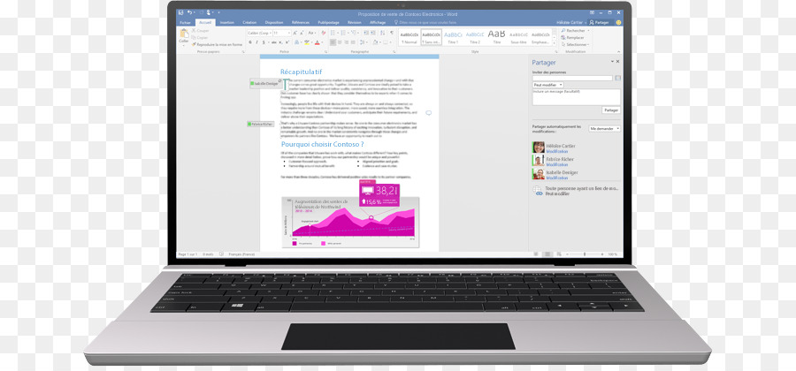 حاسوب محمول，Microsoft Office 2016 PNG