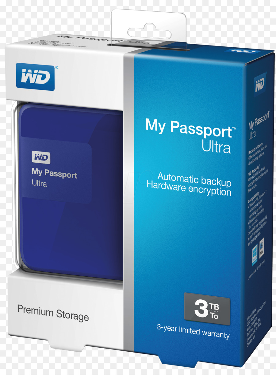 Wd My Passport Ultra Hdd，جواز سفري PNG