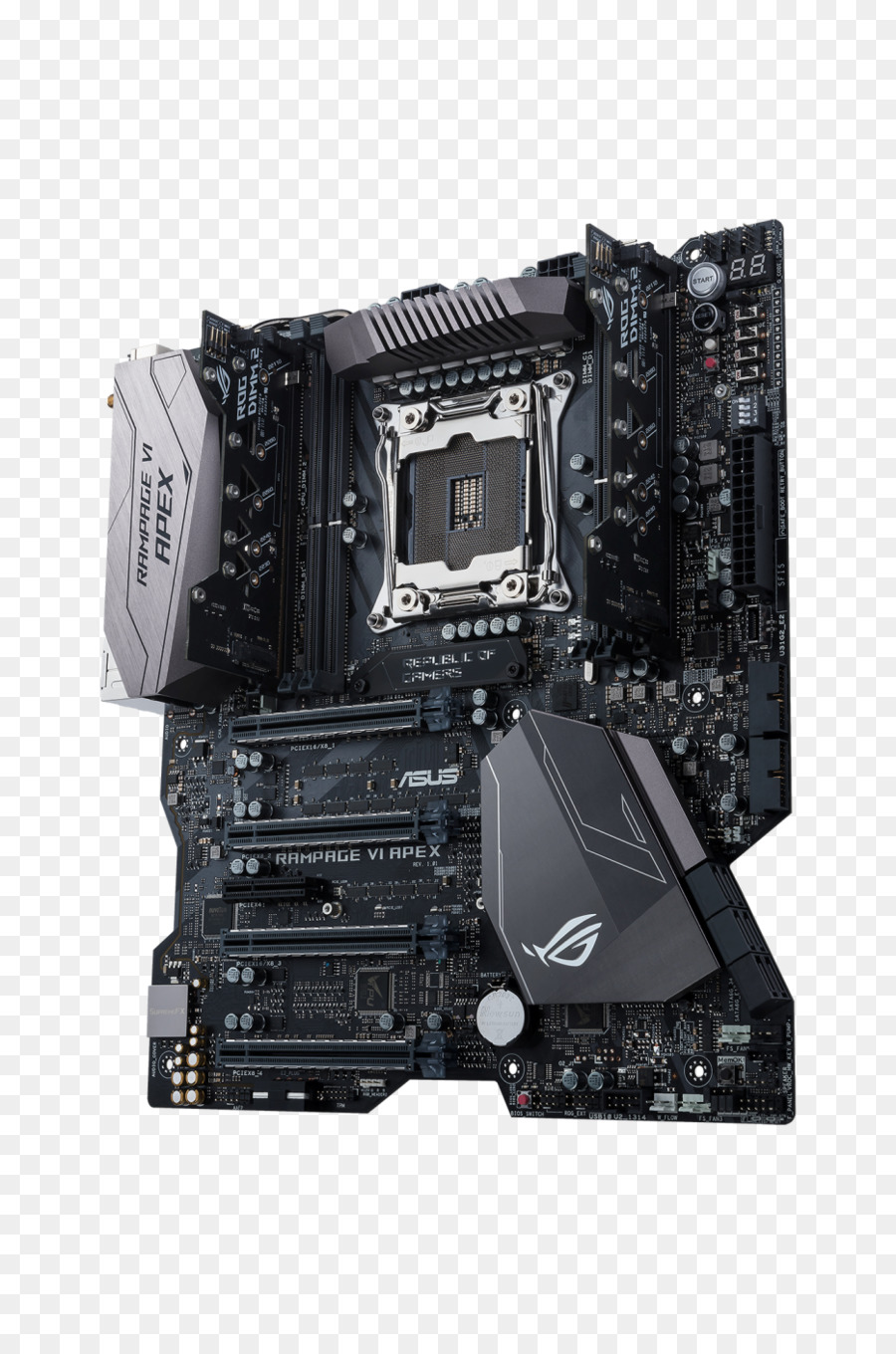 Rog الألعاب اللوحة الأم Rog Rampage السادس Apex，إنتل X299 PNG