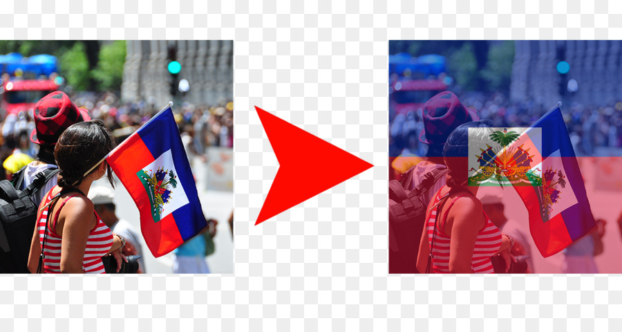 علم هايتي，العلم PNG