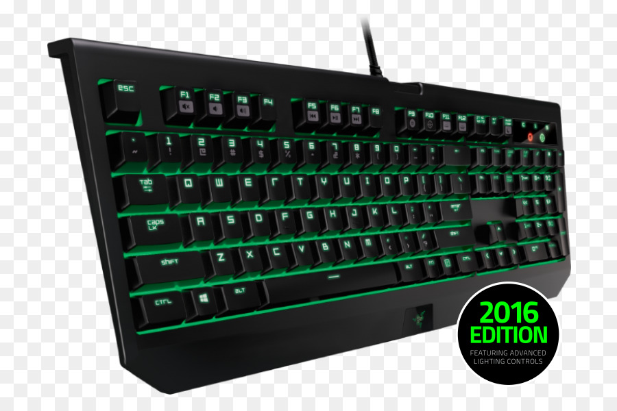 لوحة مفاتيح الكمبيوتر，Razer Blackwidow في نهاية المطاف الشبح 2016 PNG