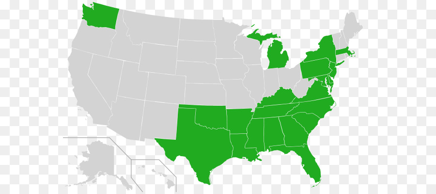 خريطة الولايات المتحدة الأمريكية，الجغرافيا PNG