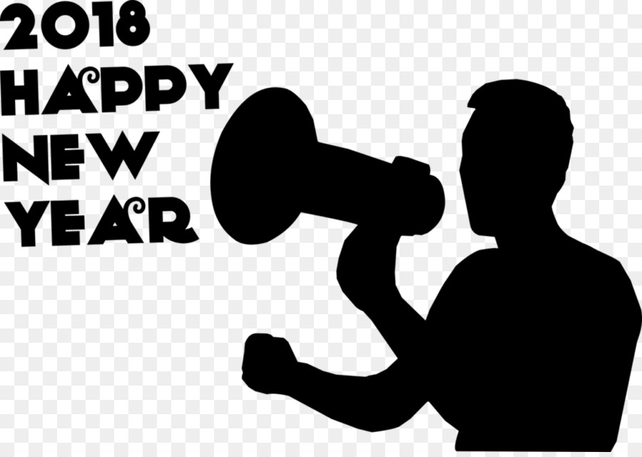 يوم رأس السنة الجديدة，ليلة رأس السنة الجديدة عام 2018 PNG