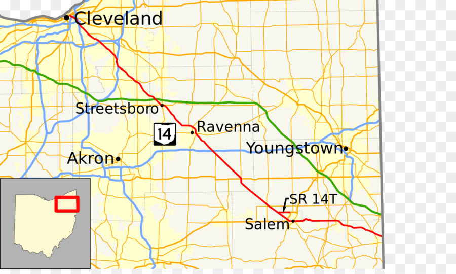 Ohio State Route 14，كانفيلد PNG