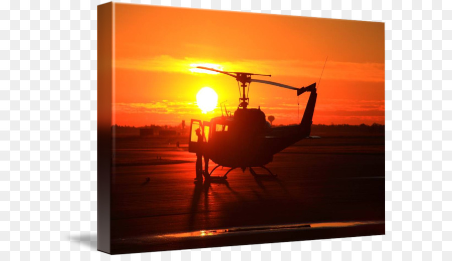طائرة هليكوبتر，صورة ظلية ، PNG