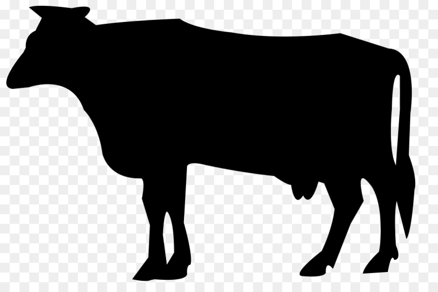 صورة ظلية ،，الأبقار الحلوب PNG