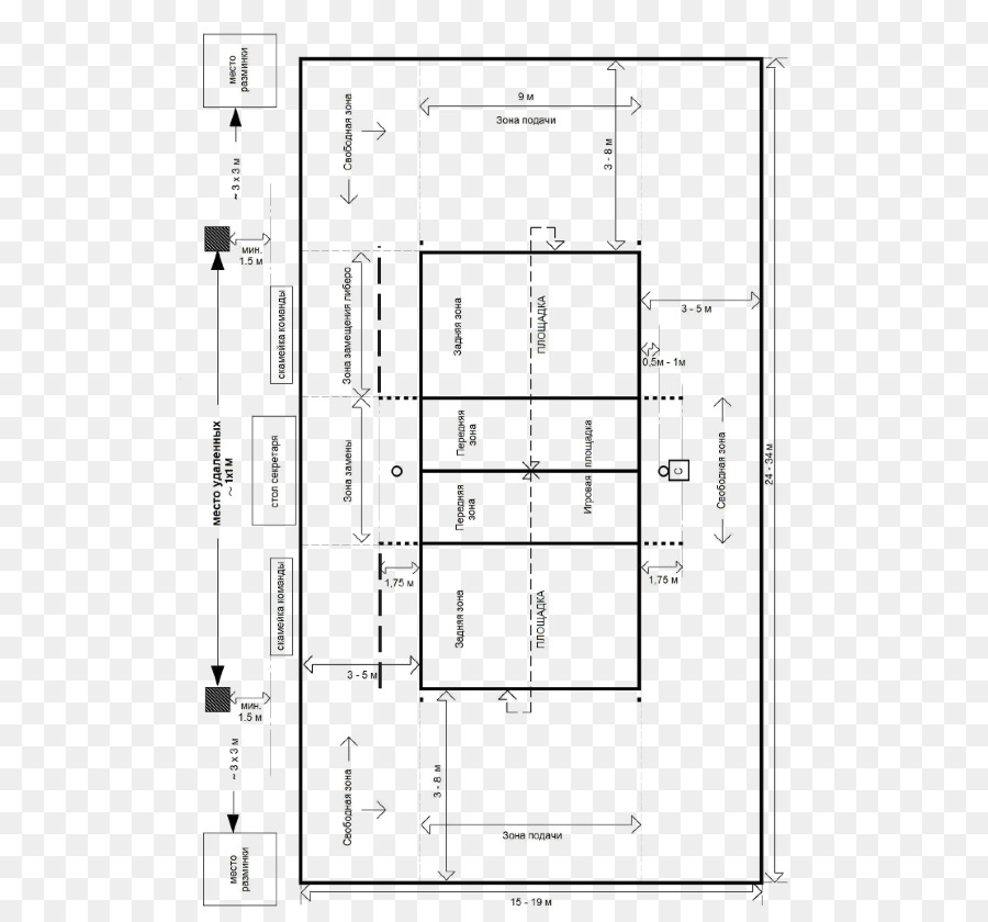 مخطط ملعب الكرة الطائرة，رياضة PNG