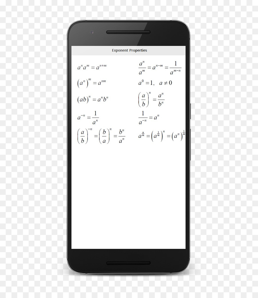 الهاتف الذكي，الصيغ الرياضيات PNG