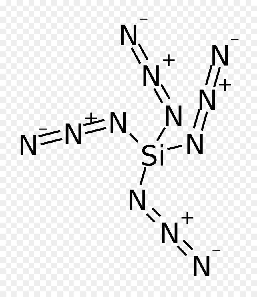 Tetraazidomethane，السيليكون Tetraazide PNG