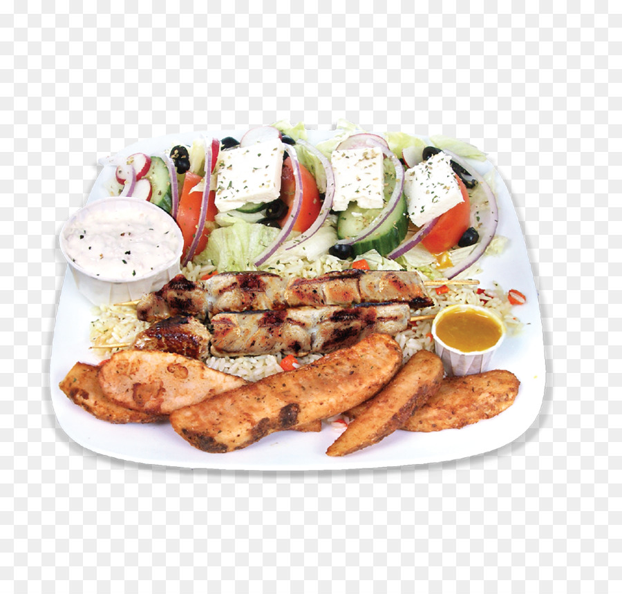 Souvlaki，إفطار كاملة PNG