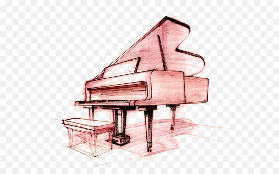 رسم，بيانو PNG