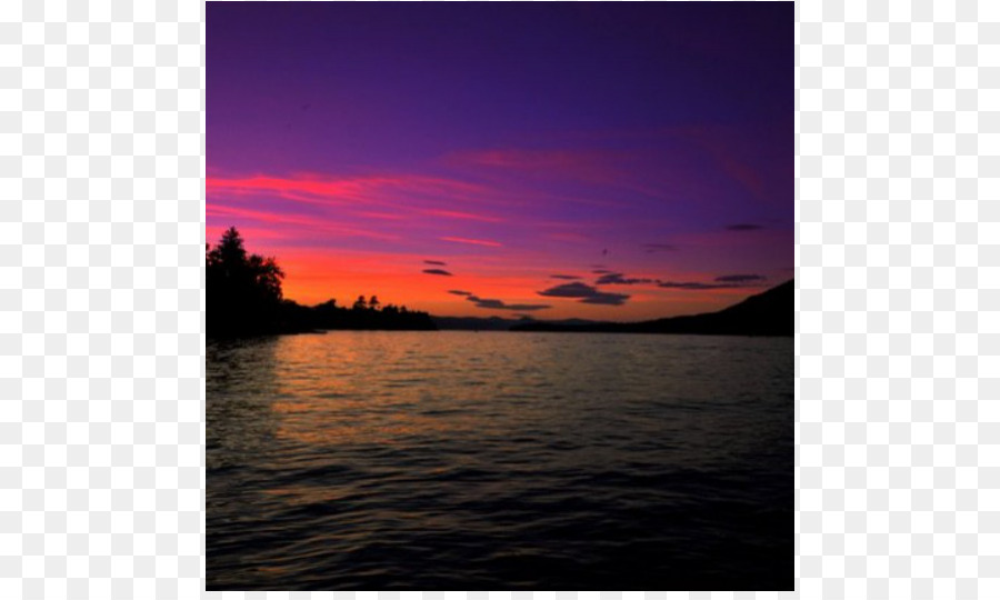 سماء حمراء في الصباح，بحيرة لوخ PNG