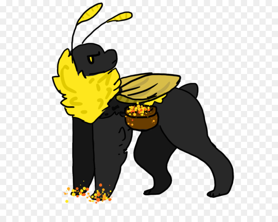 القط，عسل النحل PNG