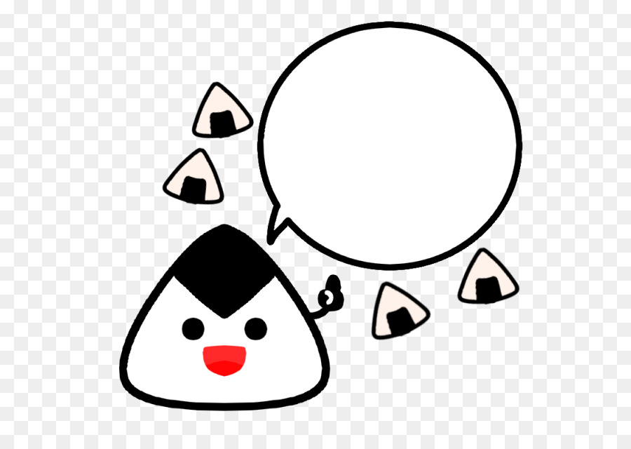 بالون الكلام，Onigiri PNG