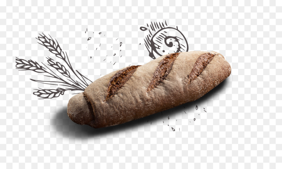 خبز الجاودار，الرغيف الفرنسي PNG