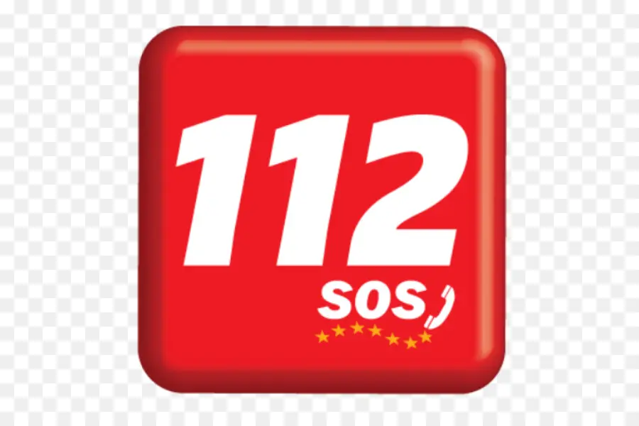 112 نداء استغاثة，أحمر PNG