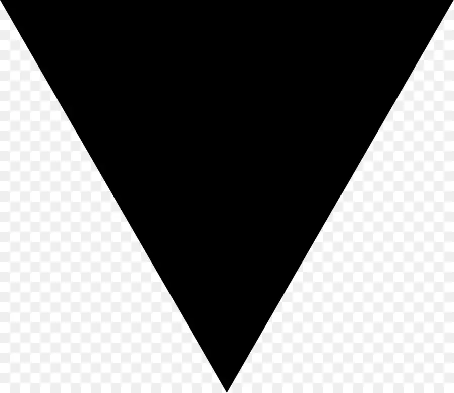 السهم，مثلث أسود PNG
