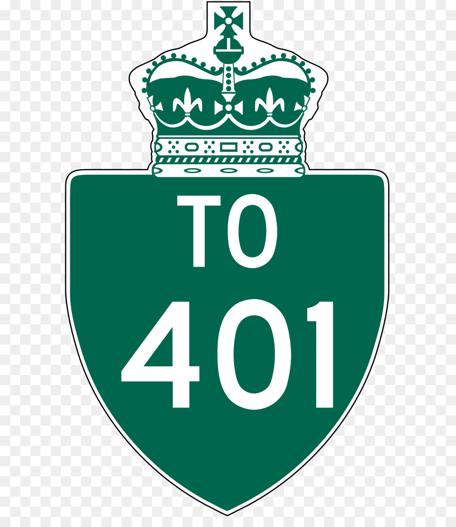 أونتاريو الطريق السريع 401，الطمأنينة علامة PNG