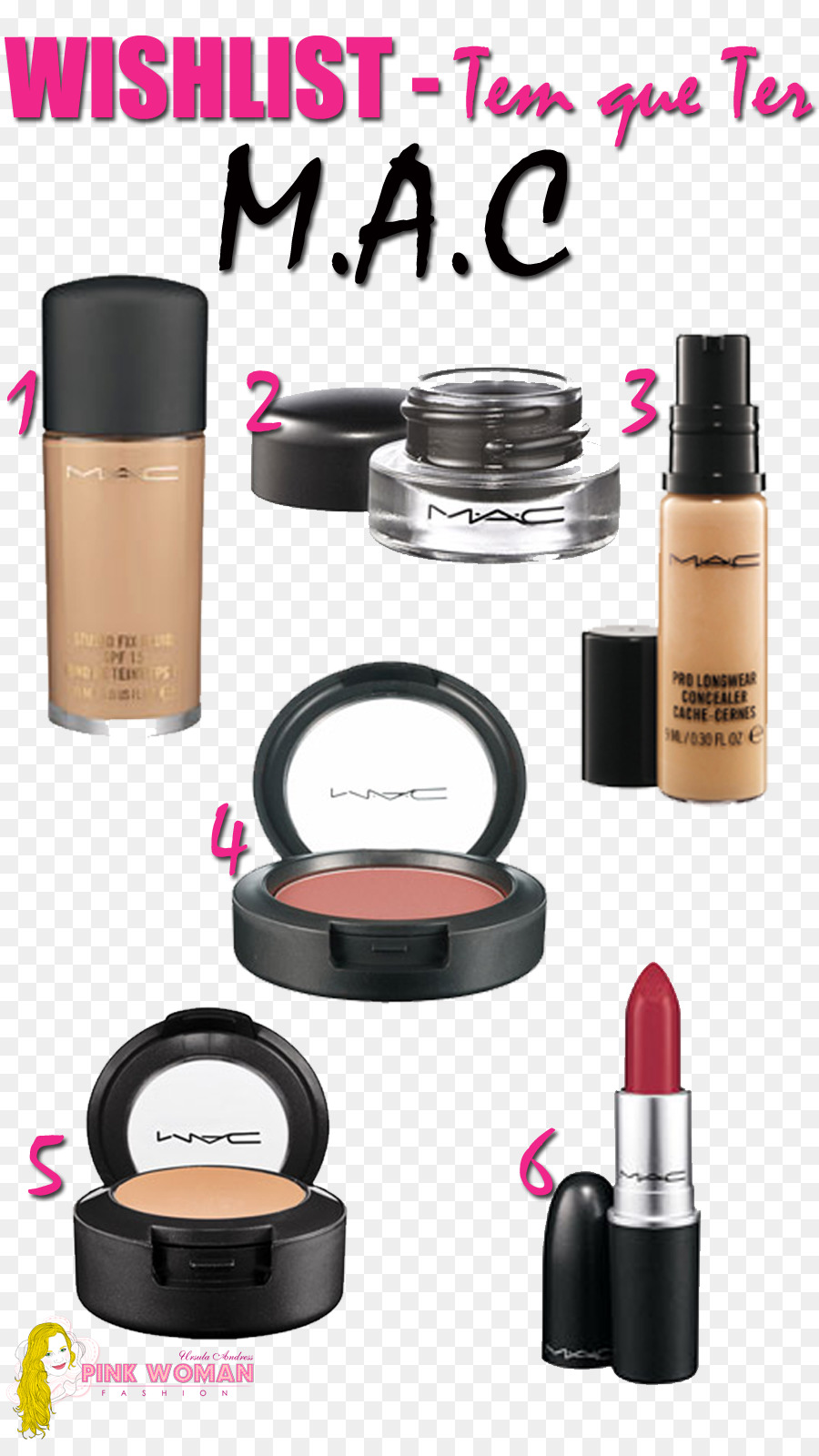 بودرة الوجه，Mac Cosmetics PNG