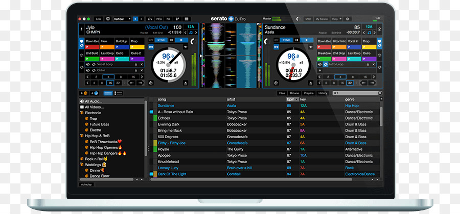 برنامج دي جي على اللاب توب，موسيقى PNG