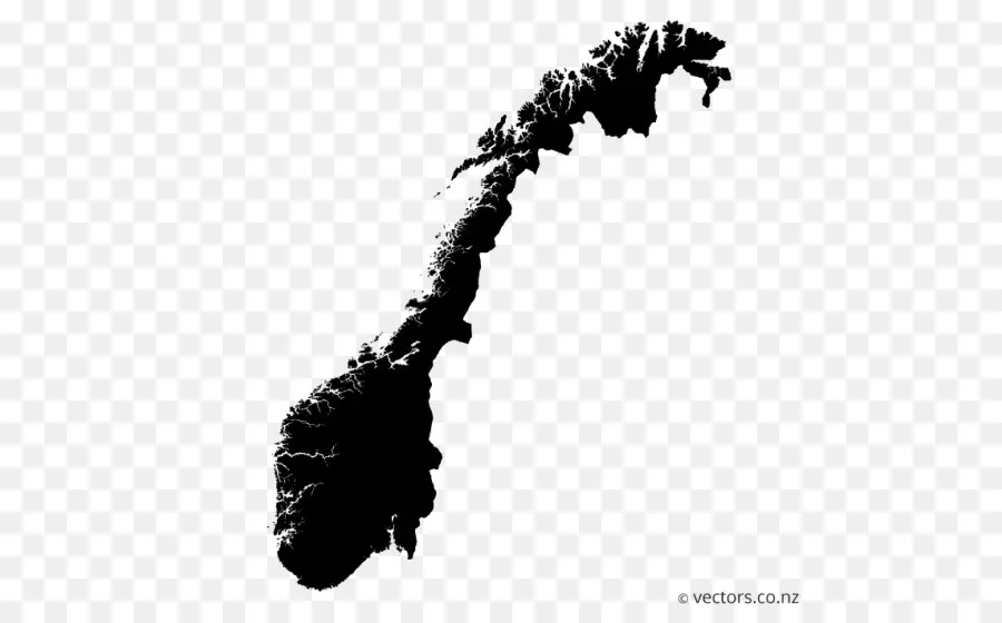 النرويج，ناقلات خريطة PNG