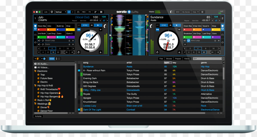 برنامج دي جي على اللاب توب，موسيقى PNG