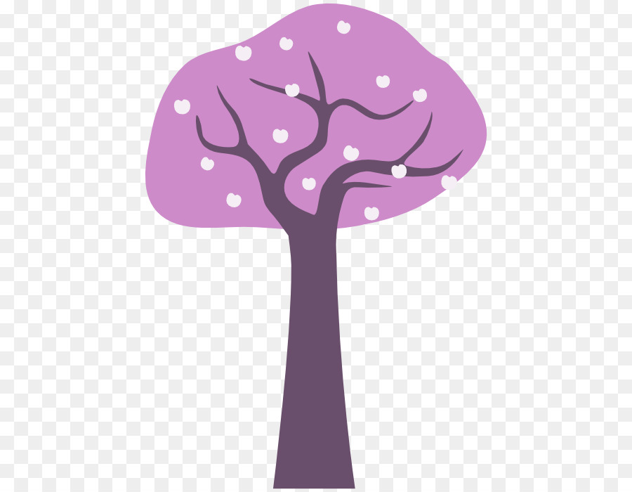 شجرة，الأرجواني PNG