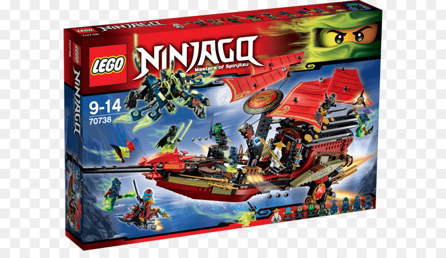 ليغو Ninjago，ليغو 70738 النهائي Ninjago طيران من القدر فضله PNG