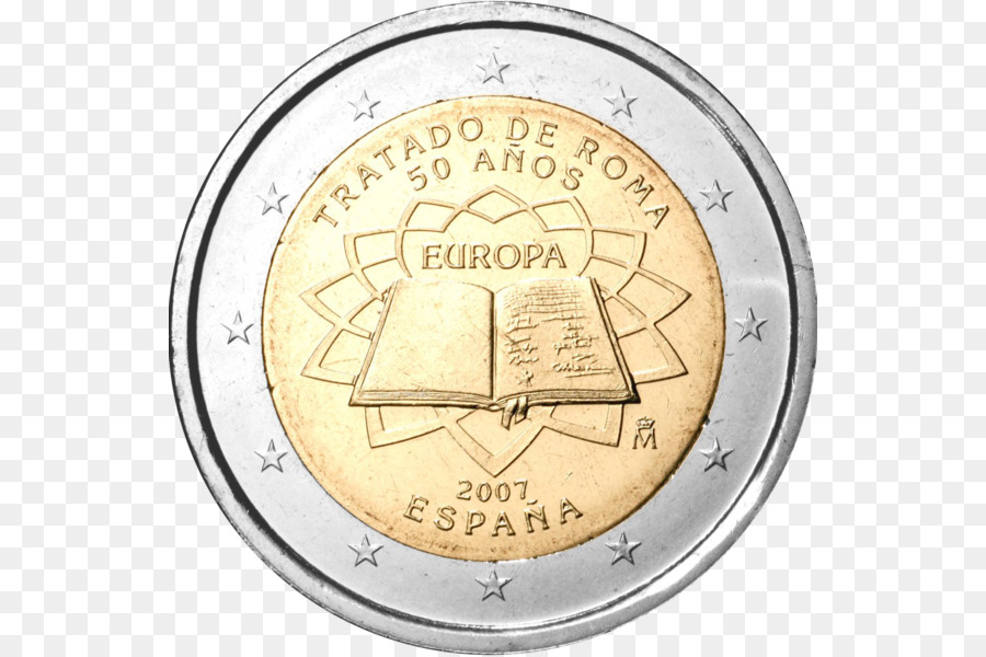 معاهدة روما ،，2 اليورو الزاوية PNG