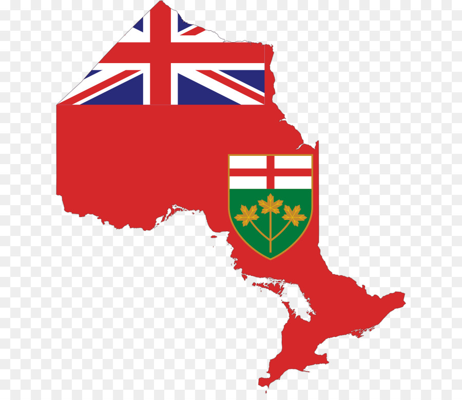 أونتاريو，العلم أونتاريو PNG