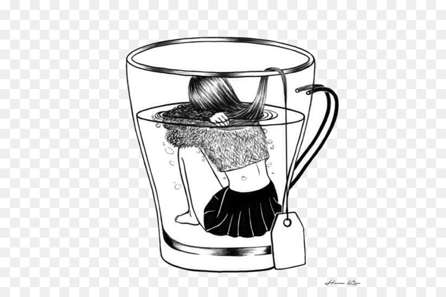 الشاي，الرسم PNG