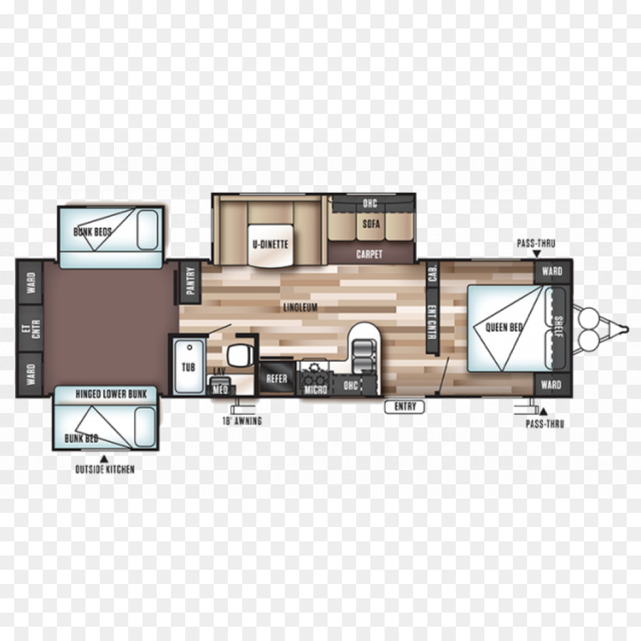 الغابات النهر سالم Wildwood مصنع 63，Campervans PNG