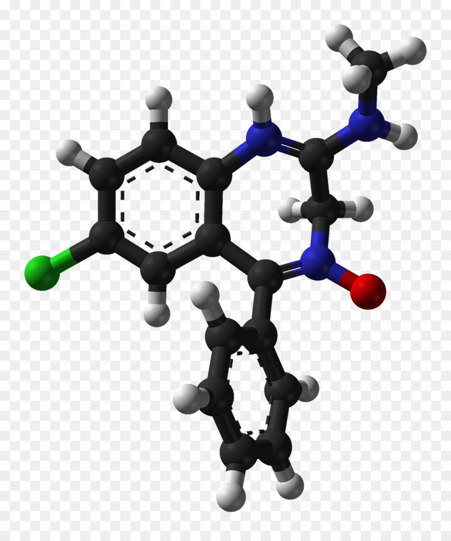 الكلورديازيبوكسيد，البنزوديازيبين PNG