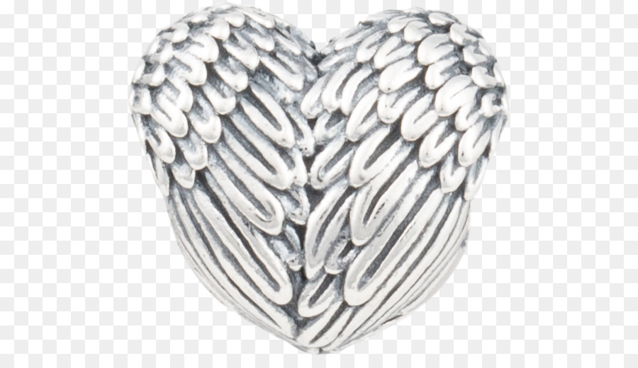 الفضة，القلب PNG