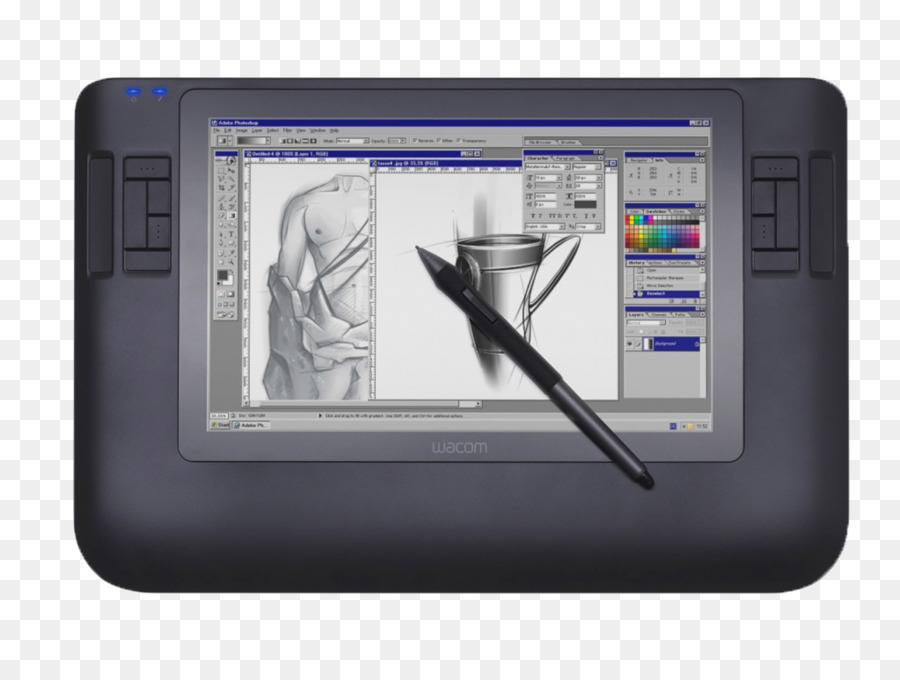 Wacom Cintiq 12wx，الكتابة الرقمية الرسومات أقراص PNG