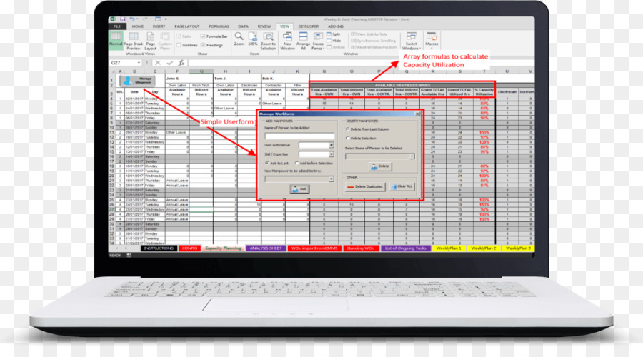 Microsoft Excel，قالب PNG