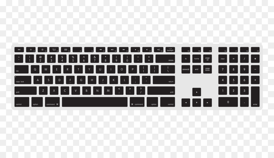 ماك بوك，لوحة مفاتيح الكمبيوتر PNG