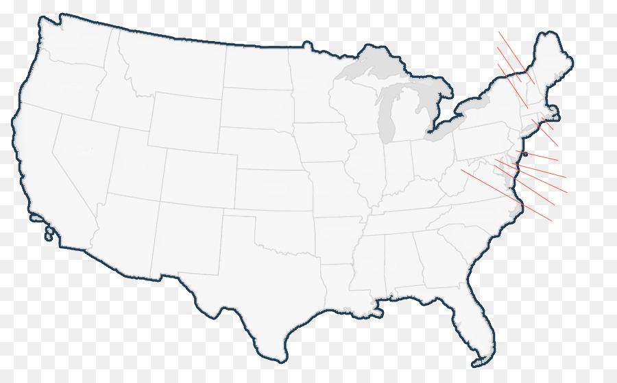 خريطة，الولايات المتحدة PNG