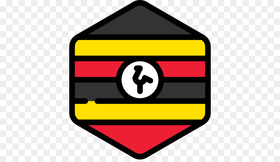 أوغندا，العلم أوغندا PNG