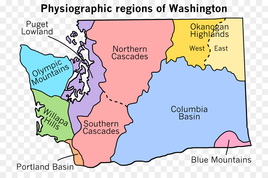 واشنطن，جغرافية مناطق العالم PNG