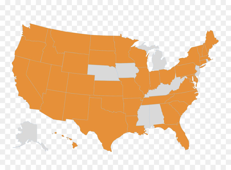 خريطة الولايات المتحدة الأمريكية，الولايات المتحدة PNG